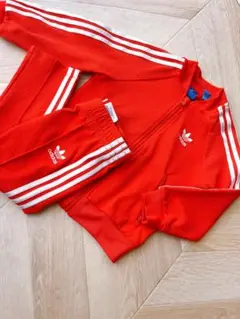 adidas 赤 ジャージ 90センチ