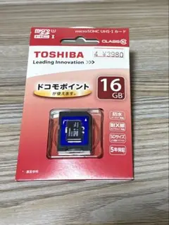 新品未開封　microSD 16GB TOSHIBA