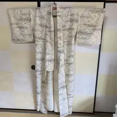 正絹　絽小紋