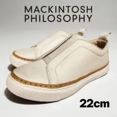 MACKINTOSH PHILOSOPHY スリッポン スニーカー 22cm