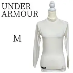 UNDER ARMOUR アンダーアーマー 白 長袖 Tシャツ・カットソー M