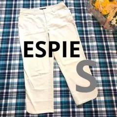 ★美品A★ESPIE クロップドパンツ 36 白レディース