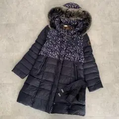 【未使用】BALMAIN ダウンコート ブルーフォックス/M/軽量