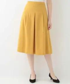 美品 GIANNILOGIUDICE マスタードイエロー フレアスカート XL