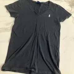 Ralph Lauren Sport ブラック Vネック Tシャツ M