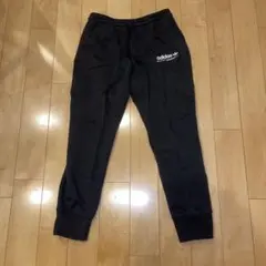 adidas originals スウェットパンツ黒Mジョガーテーパード