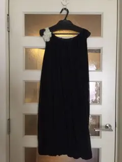 ★付け替えコサージュ付！★シップスリトルブラック パーティードレス