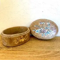 螺鈿　石　小物入れ