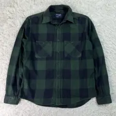 ラングラー ネルシャツ グリーン XL