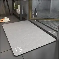 珪藻土バスマット バスマット 50cm*80cm 乾度良好 すべり止