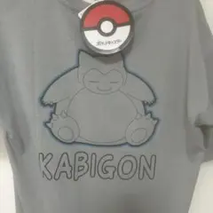 新品【ポケモンカビゴン 】Tシャツ Mサイズ レディースグレー