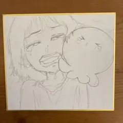 タコピーの原罪　イラスト　下書き　色紙