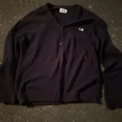 ネイビー Vネックカーディガン 00's 90's