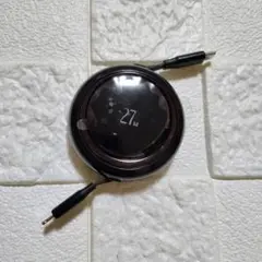 持ち運び便利‼️リール式Lightning/USB-Cケーブル✨️