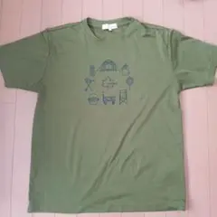 LOGOS DAYS オリーブグリーン Tシャツ L