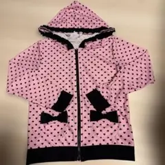 ハート柄フード付きラッシガード　130cm