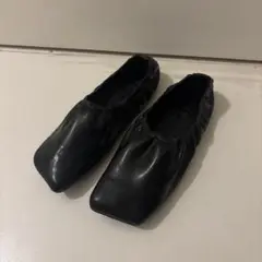 selectMOCA スクエアトゥ フラットパンプス