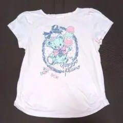 130★メゾピアノ★ベアちゃん＆アイスクリームプリントＴシャツ★