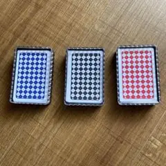 トランプ　プラスチック製　3個セット