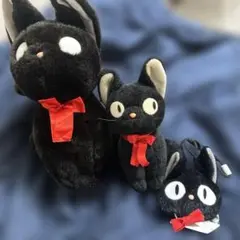 黒いぬいぐるみセット特大　中　小銭入れ