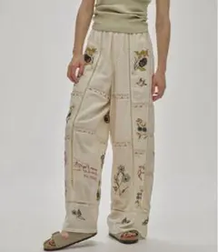 TODAYFUL Embroidery Patchwork Trousers