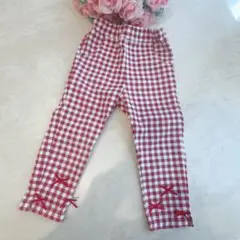 ♡25S/Sキムラタン　ビスケットクラブ　ギンガムチェック柄パンツ♡