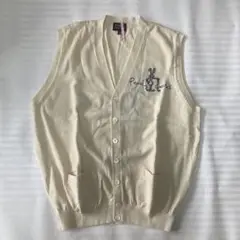 パーリーゲイツ 刺繍ニットベスト うさぎ