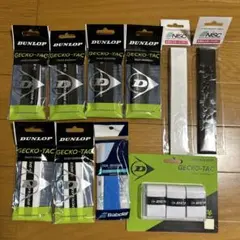 DUNLOP GECKO-TAC 9個バボラ1個 NISC2個グリップテープ