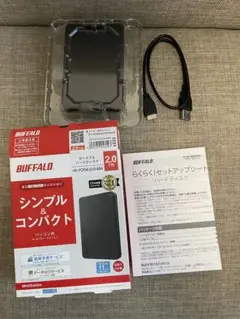 BUFFALO 2TB 外付けハードディスク HD-PCFS2.0U-BBA