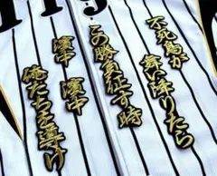 阪神タイガース 浜中治 濱中治 応援歌ワッペン