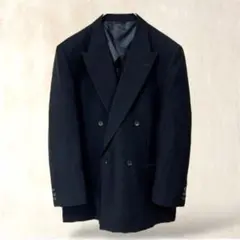 美品✨【Lloyd Club】ジャケット　背広　M相当　ブラック黒　秋冬仕様