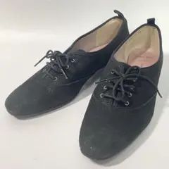 【極美品】ギンザカネマツ レースアップ スエード22cm 晴雨兼用