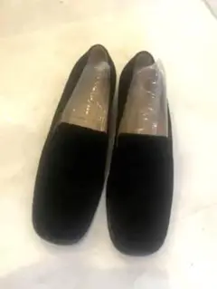 エルメス ベロア ローファー 黒 36