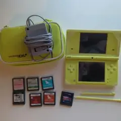 ニンテンドーDS イエロー 本体とゲームセット