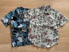 キッズ GAPkidsアロハシャツ 柄シャツ セット売り 140 美品