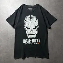 公式ブラックオプス3 BO3 メキシコ製　ゲーム　ロゴプリント　FPS 黒　S