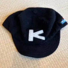 KAVU 黒 キャップ KのT刺繍