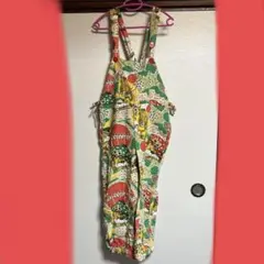 バナバナ 総柄オーバーオール