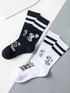 【2足セット】新品！スヌーピー ゴルフ柄 ソックス