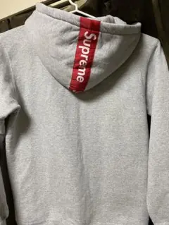 supreme 14fwテープロゴup zipパーカー