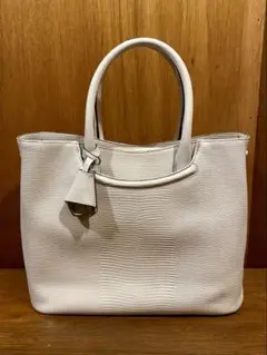 TOFF & LOADSTONE 型押しレザートートバッグ