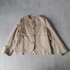 【美品】アトリエアンワン　ロンドジャケット　コットンシルク　アトリエダンタン
