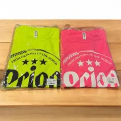 【新品未開封品】オリオンビール Tシャツ 蛍光ピンク 蛍光イエローLL