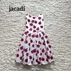 【タグ付き新品】ジャカディ　ワンピース　ブルマ付き　りんご　24M 88センチ Jacadi - 新品未使用 タグ付き ジャカディ jacadi 24M りんご