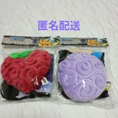 2個 ワンピース ONE PIECE パスケース＆タオルセット ゴムゴムの実