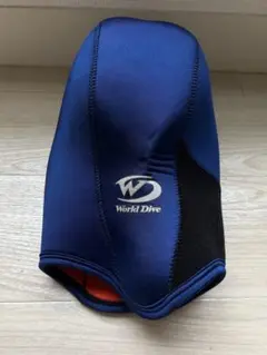 【2回のみ使用】World Dive ダイビング用フード ネイビー
