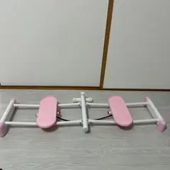 【直接引き取り】レッグマシンピンク 折りたたみ式 エクササイズ器具