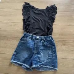 ノースリーブ　ショートパンツ　上下セット
