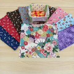 ★A648★ カットクロス/プリント生地/国産/25cm×25cm/10点