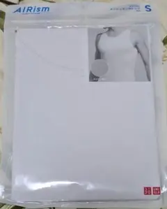 ユニクロ　AIRism ホワイト タンクトップ S